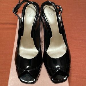 Alex Marie Black Patent Heels